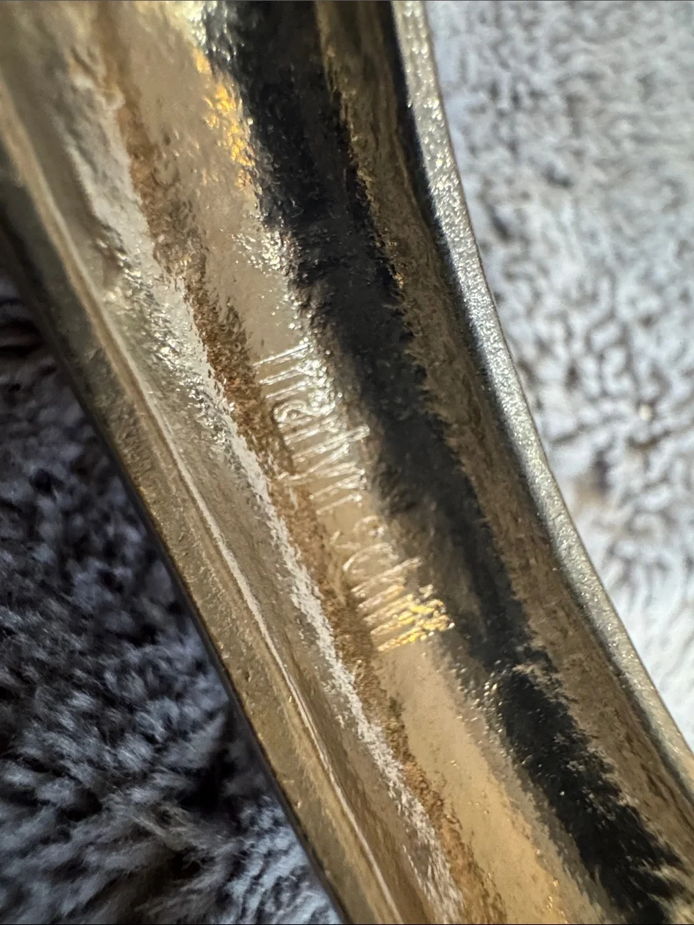 Classic Textured Metal Cuff Bracelet in Silver